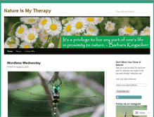 Tablet Screenshot of natureismytherapy.com